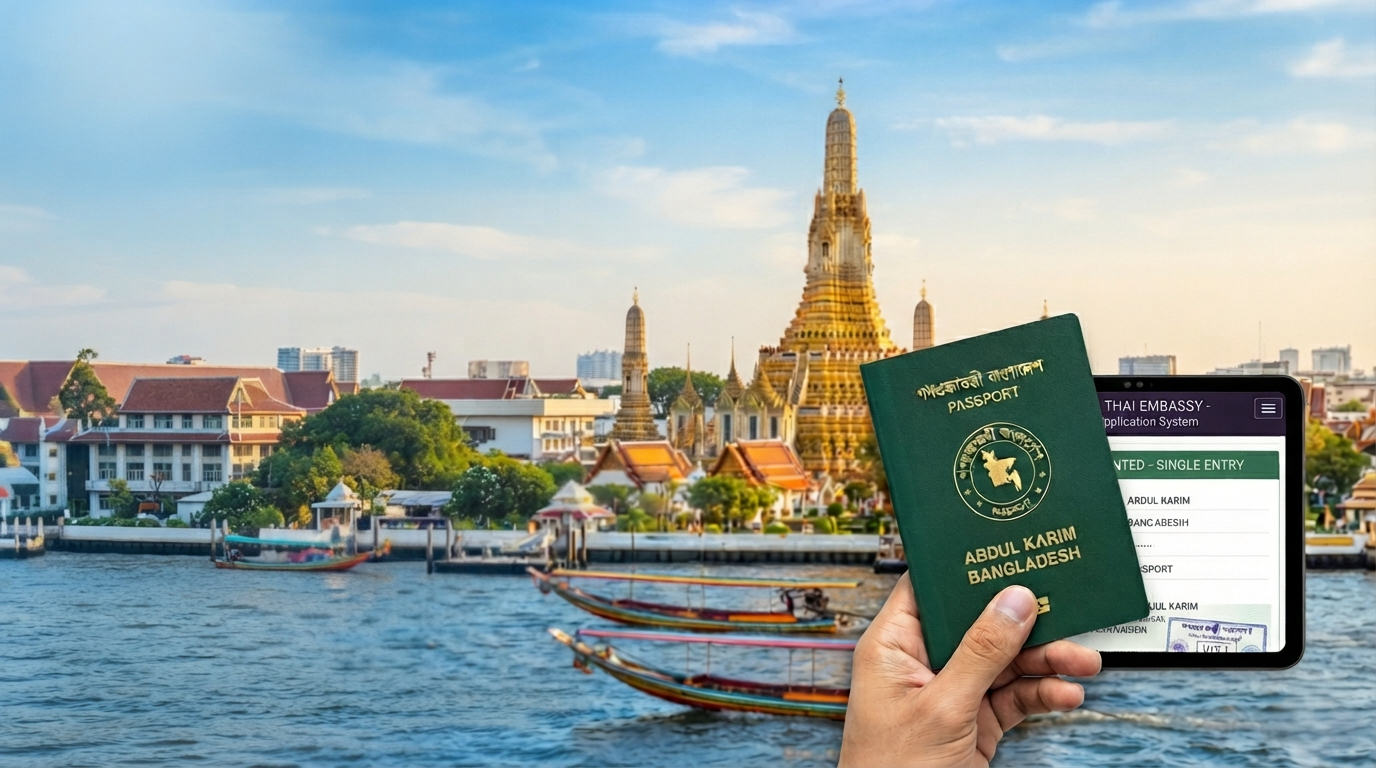 Thailand Single-Entry e-Visa for Bangladeshis 2026 | Step-by-Step Guide